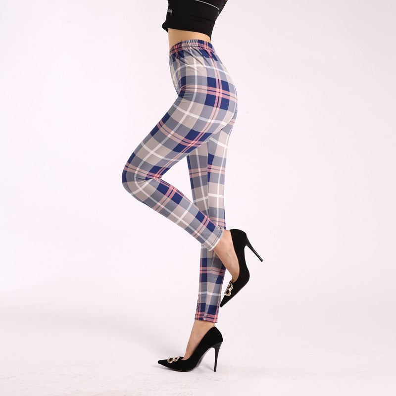 Autumn Bloom High-Waist Leggings
