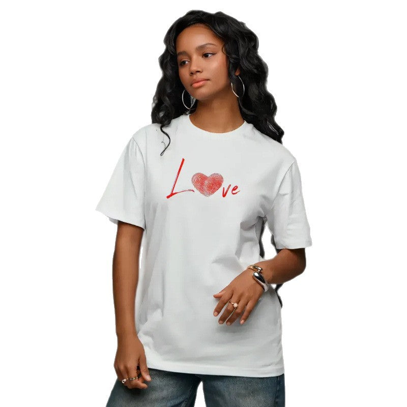 Simple Cotton Short-sleeve T-shirt Top  Short sleeve t-shirts Sculptify™