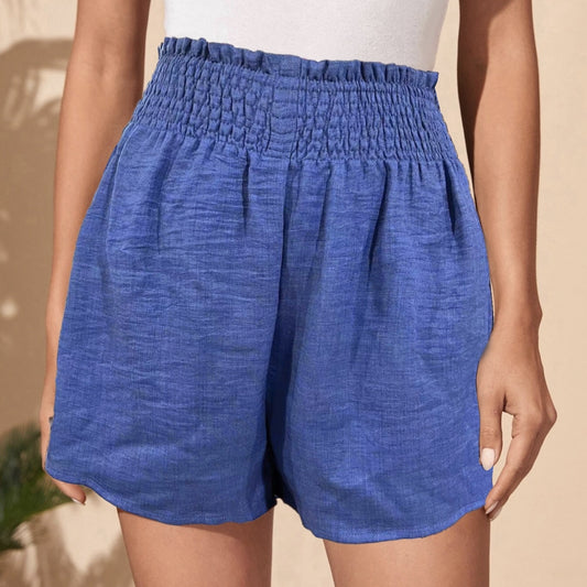 Summer Beach High-Waist Shorts