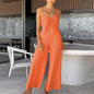 Sling Wide-leg Jumpsuit Women's Fashion Casual Loose Bodysuit - Sculptify™