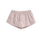 Flowy Plaid Loose Leg Casual Shorts