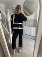 Crew-neck Sweater And Relaxed-fit Casual Pants Set  Sets Sculptify™
