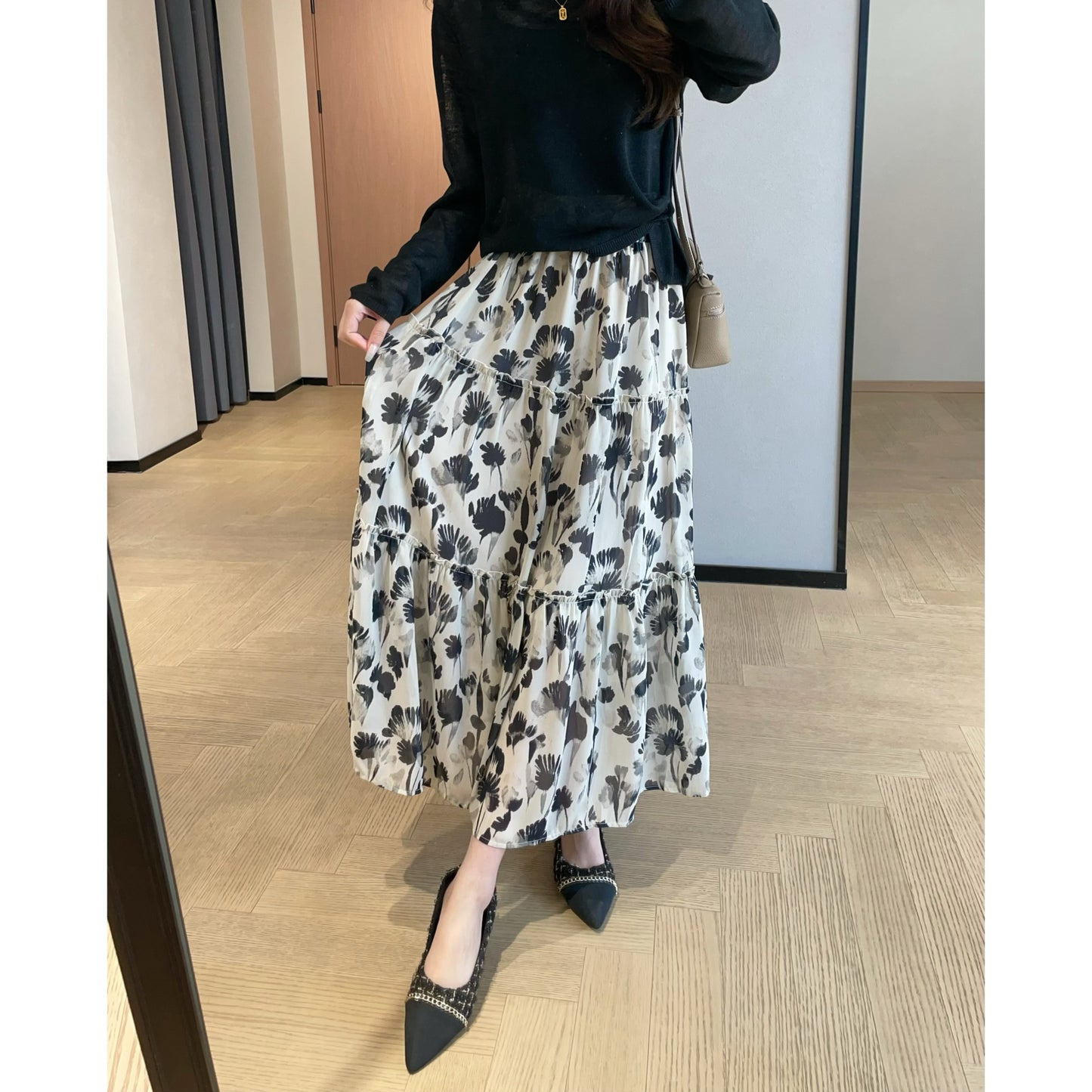 Delicate Romantic Chiffon Skirt