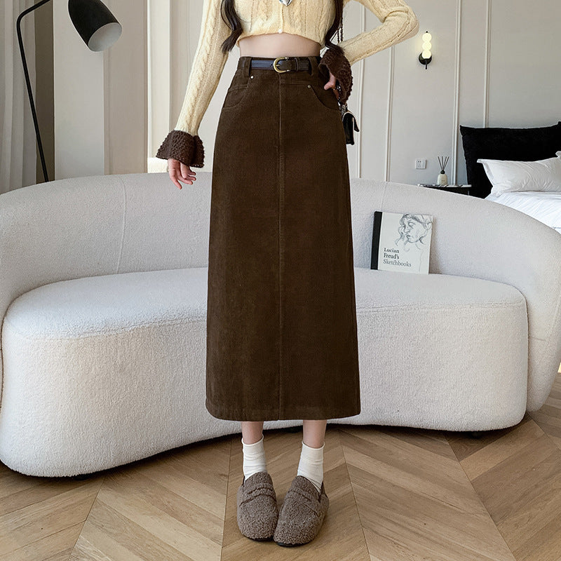 Vintage Style A-Line Sheath Skirt
