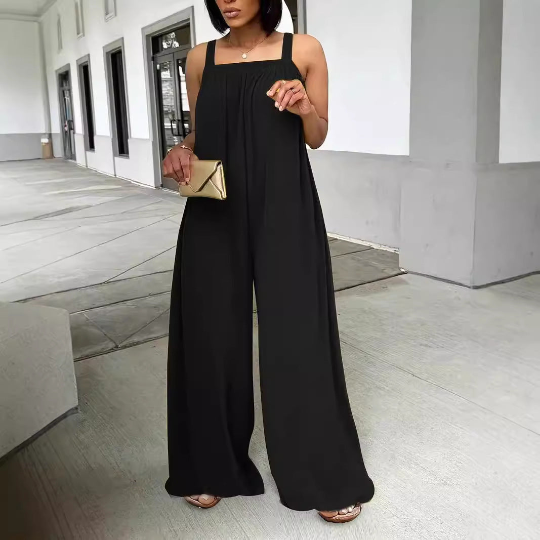 Women's Casual Wide-leg Jumpsuit - Sculptify™