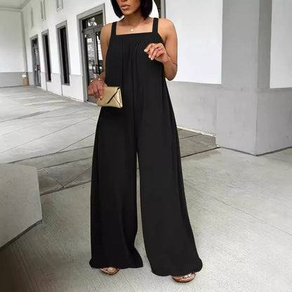 Women's Casual Wide-leg Jumpsuit - Sculptify™