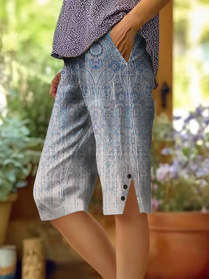 Trendy Personalized Floral Shorts