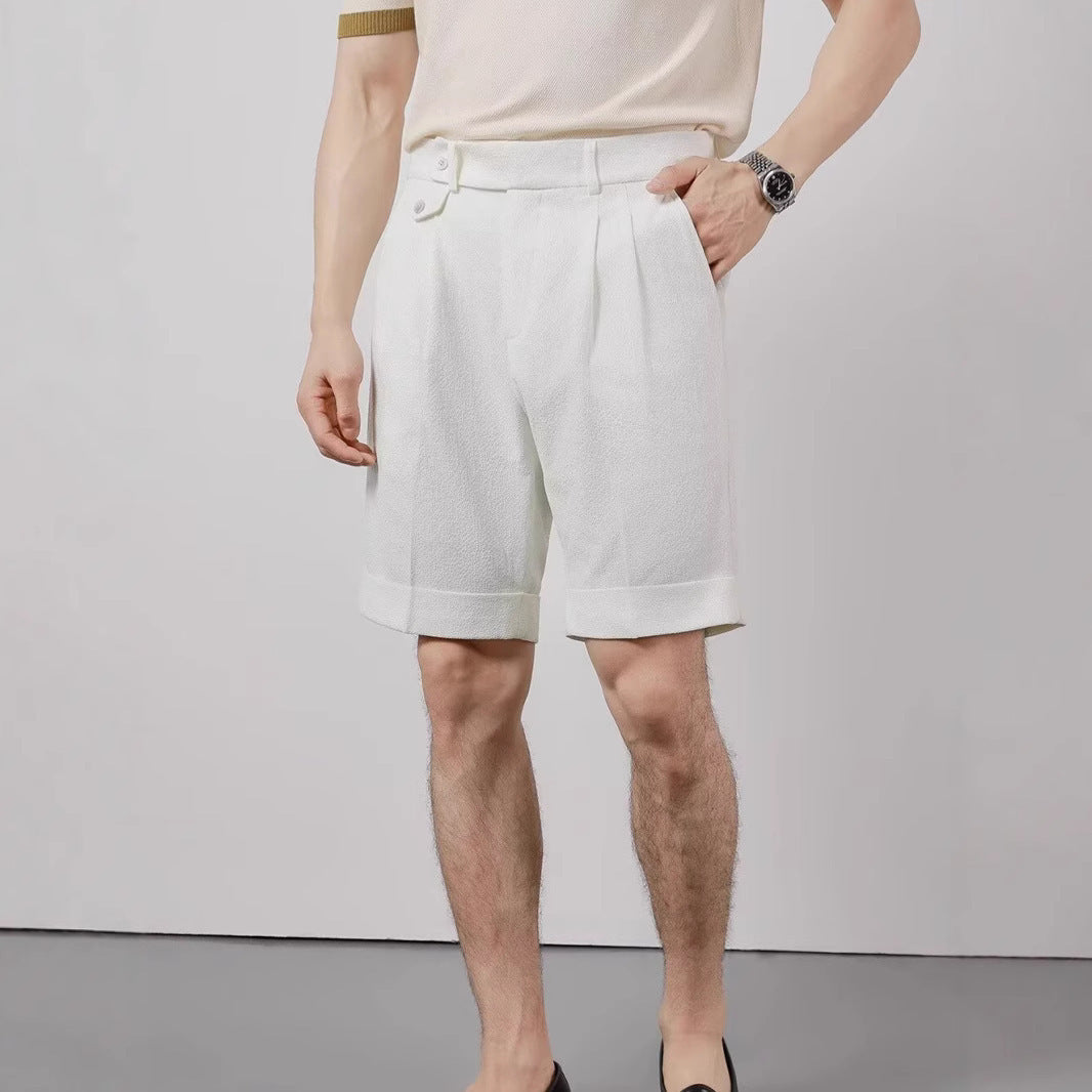 Stylish Women’s Fifth Suit Loose Shorts