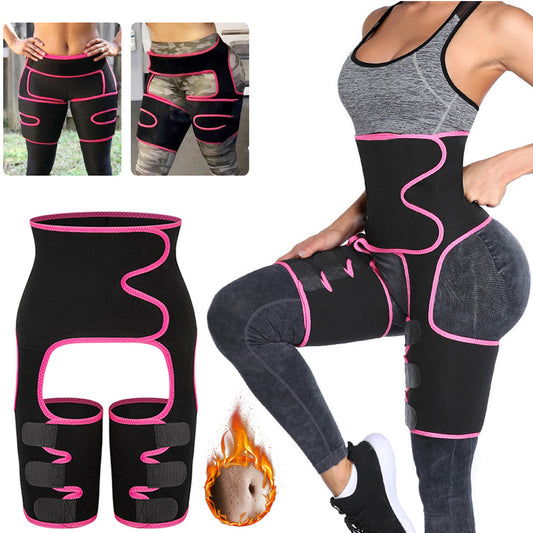 Sweat High Waist Thigh Trimmer Butt Lifter Shapewear Belt 3 In 1 Adjustable Belt  Shapewear Sculptify™