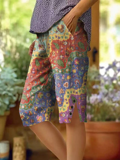 Trendy Personalized Floral Shorts