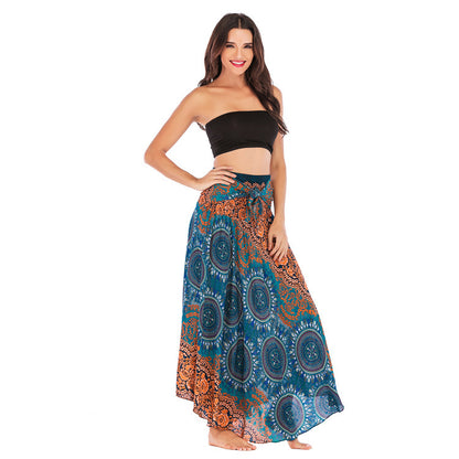 Lightweight Two-Way Vacation Midi Skirt
