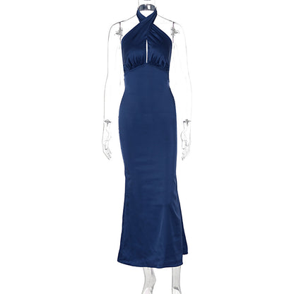 Summer Fashion Elegant Backless Sleeveless Dress - Sculptify™