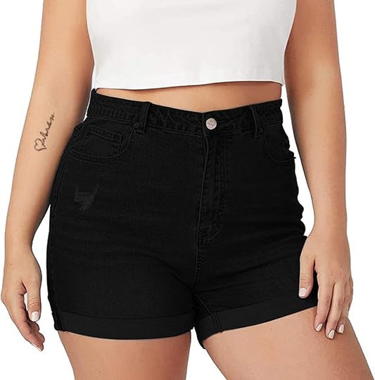 Slim Fit Retro Elastic Shorts