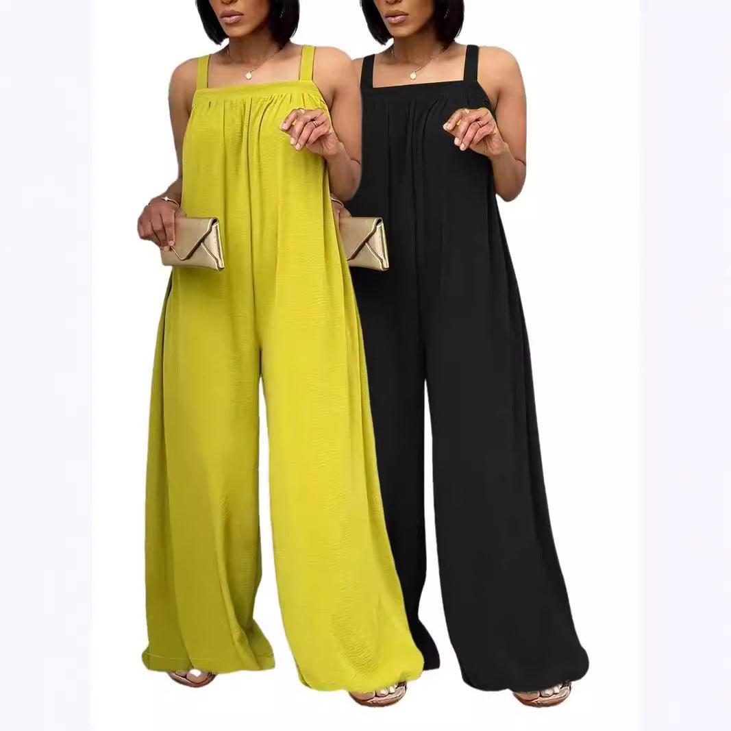 Women's Casual Wide-leg Jumpsuit - Sculptify™