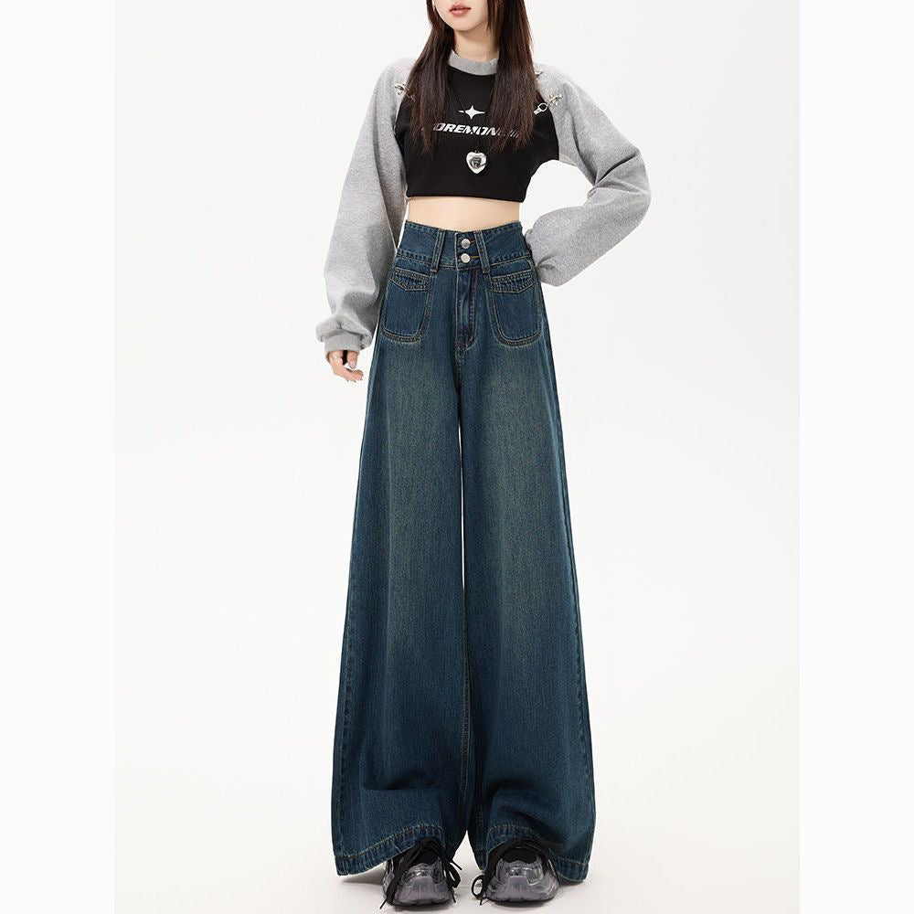Classic High Waist Loose Jeans