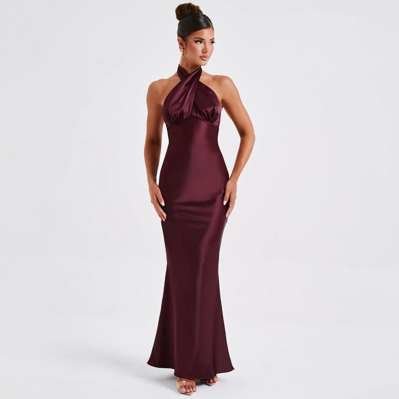 Summer Fashion Elegant Backless Sleeveless Dress - Sculptify™
