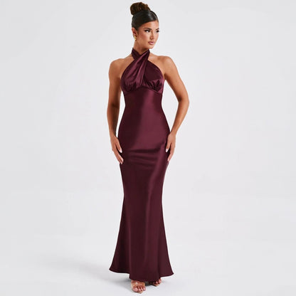 Summer Fashion Elegant Backless Sleeveless Dress - Sculptify™