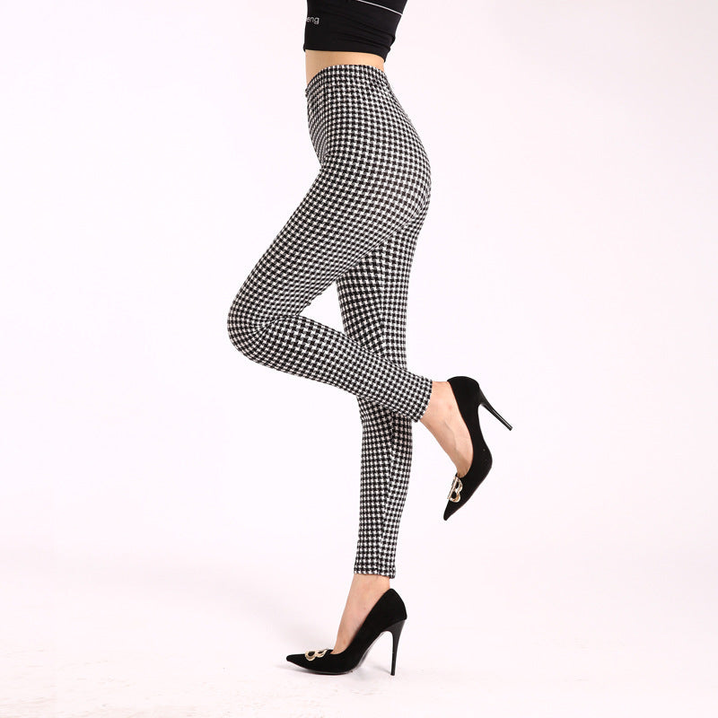 Autumn Bloom High-Waist Leggings
