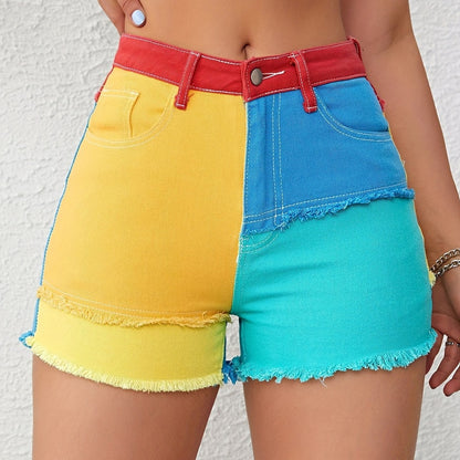 Chic Casual Splicing Shorts