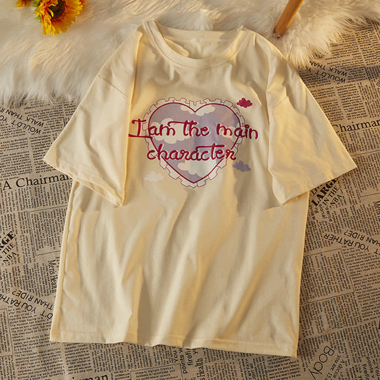 Womens All-Over Heart Short-Sleeve T-Shirt  Short sleeve t-shirts Sculptify™