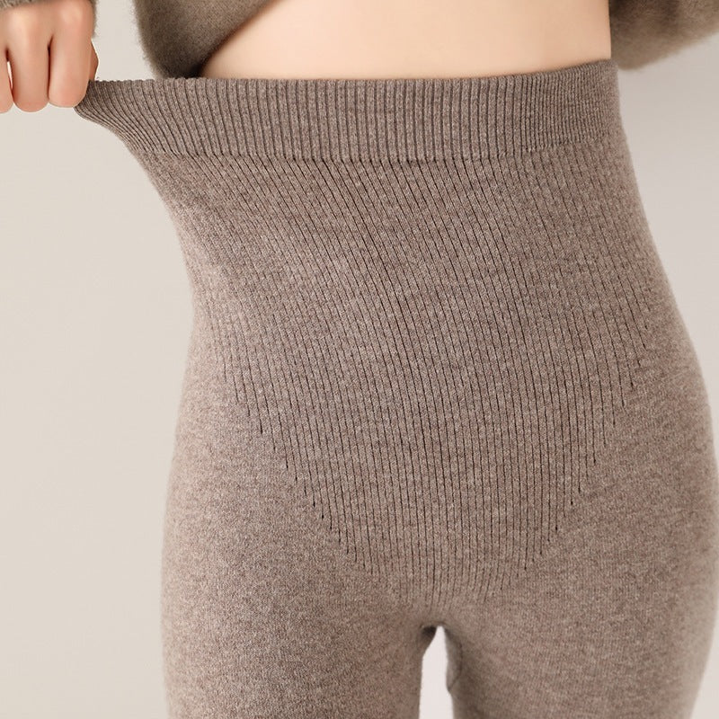 HeatHug High Waist Knit Leggings