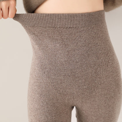 HeatHug High Waist Knit Leggings