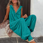 New Button Hooded Sleeveless Jumpsuit - Sculptify™