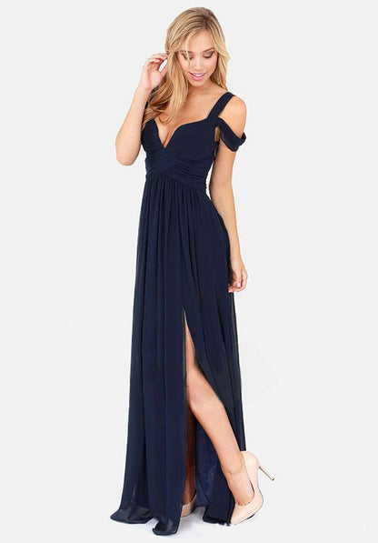 Long Floor Length Elegant Greek Style Pleated Dress - Sculptify™