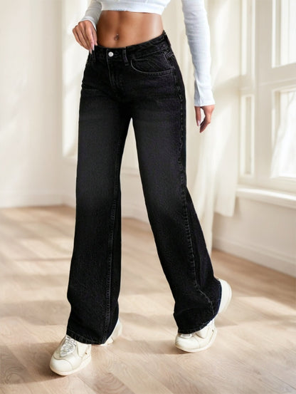 CasuGlow Minimal Straight Jeans
