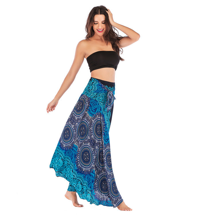 Lightweight Two-Way Vacation Midi Skirt