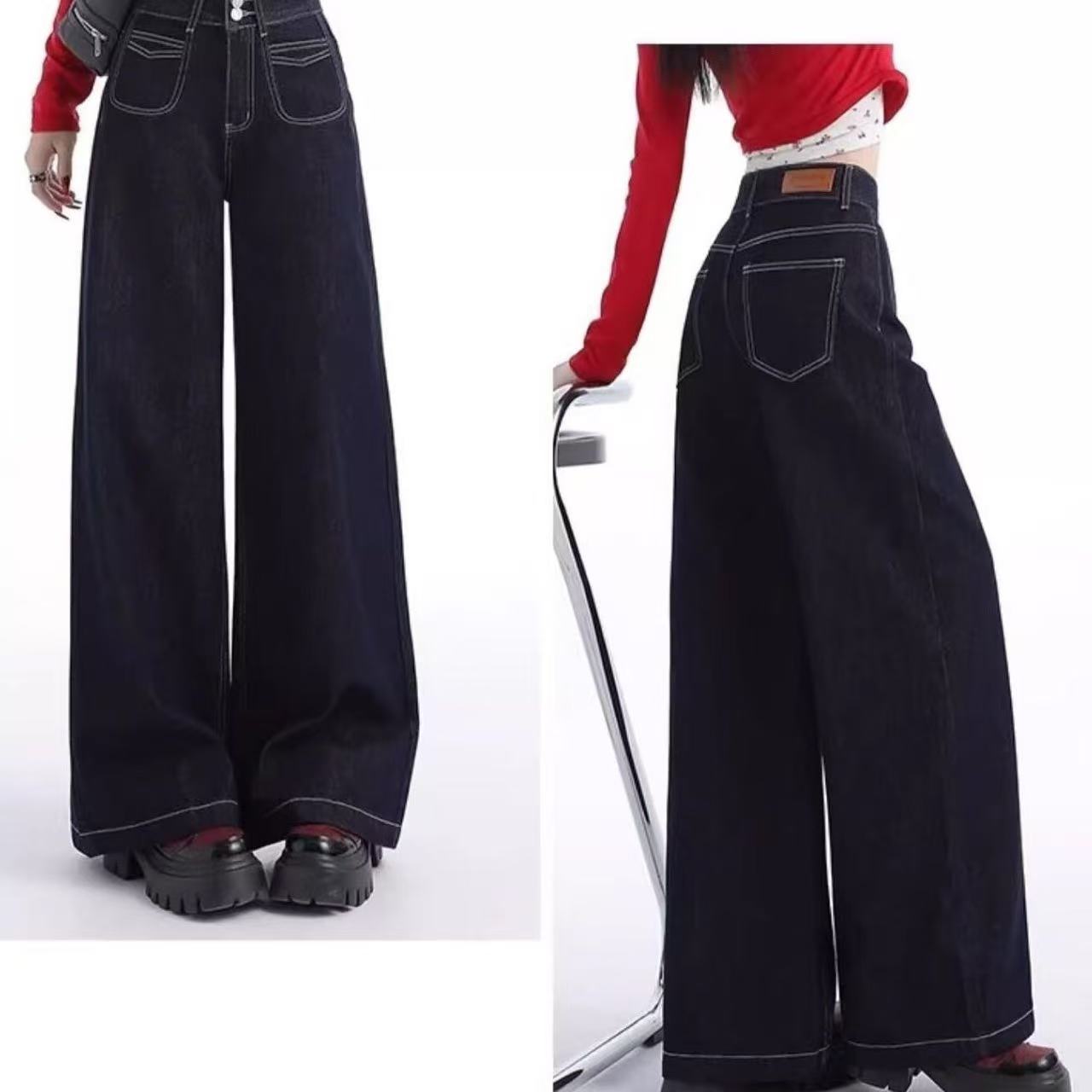 Classic High Waist Loose Jeans