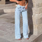 Raw Hem Relaxed High-Rise Jeans
