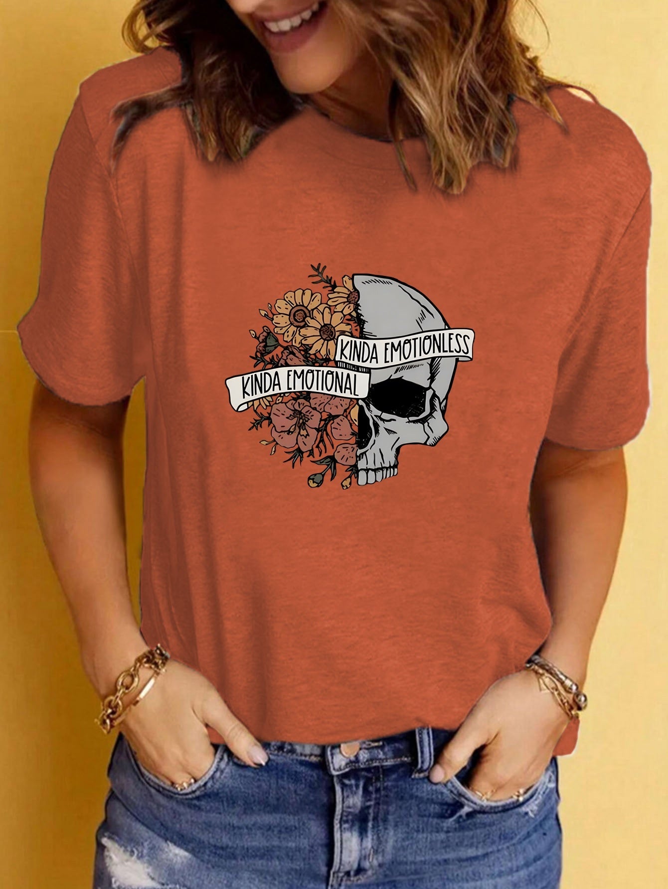Summer Women's Graphic Print Crew Neck Short-sleeved T-shirt  Short sleeve t-shirts Sculptify™