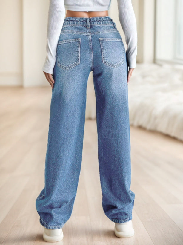CasuGlow Minimal Straight Jeans