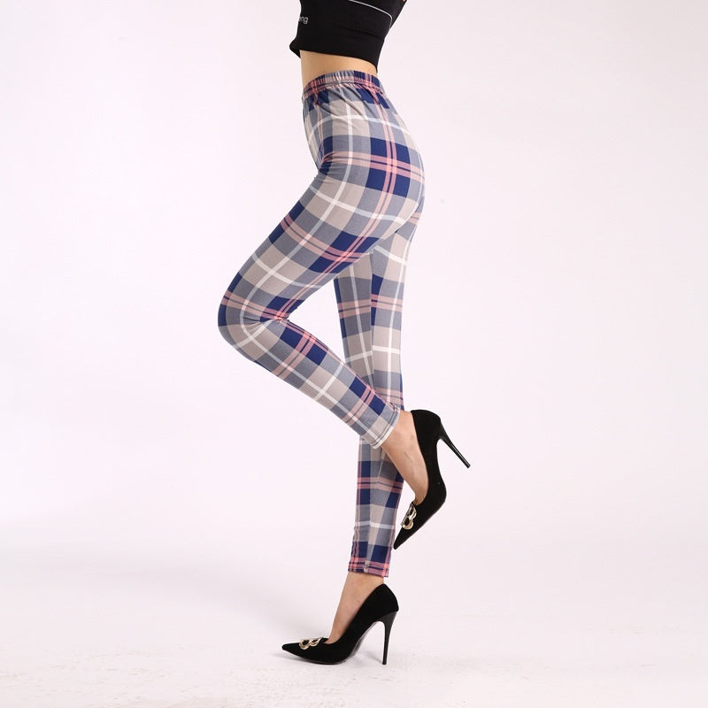 Autumn Bloom High-Waist Leggings