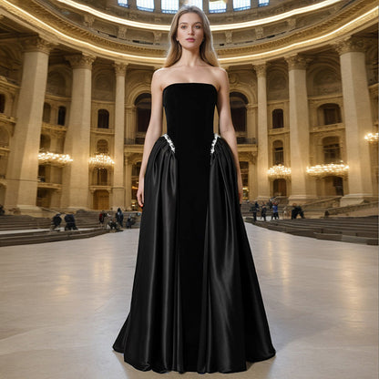 Design A Strapless Maxi Dress For Women - Sculptify™