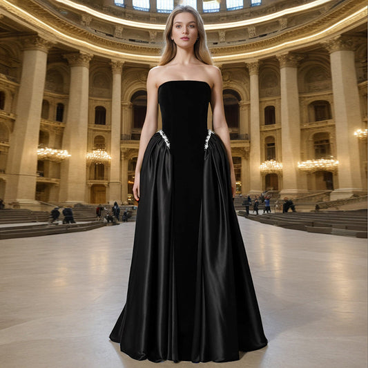 Design A Strapless Maxi Dress For Women - Sculptify™