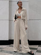 Womens Casual Fashion Shirt And Drawstring Pants Set - Sculptify™