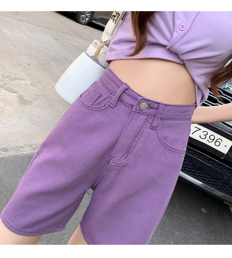 Stylish Korean Style High-Waist Shorts