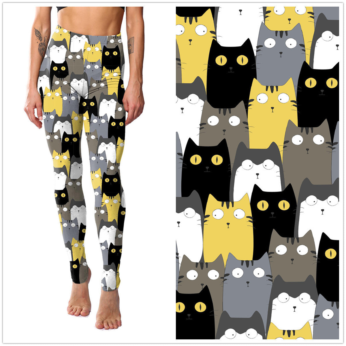 Purrfect You Printed Leggings