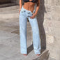 Raw Hem Relaxed High-Rise Jeans