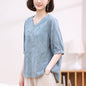 Short Sleeve T-shirt Women's Summer Cotton And Linen Chinese Style Top  Short sleeve t-shirts Sculptify™
