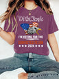 Printed Crew-neck Loose-fit Short-sleeve Plus-size T-shirt  Short sleeve t-shirts Sculptify™