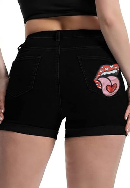 Slim Fit Retro Elastic Shorts