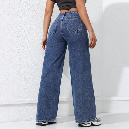 LaidBack Straight Wide Jeans