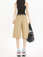 Versatile Plus Size Fold-Over Shorts
