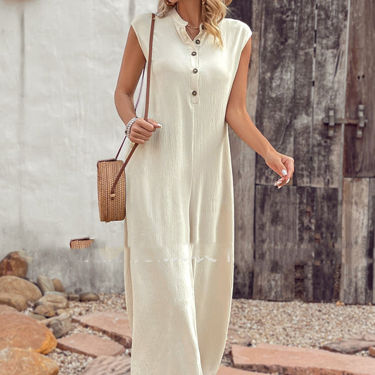 Women's Versatile Casual Solid Color Jumpsuit - Sculptify™