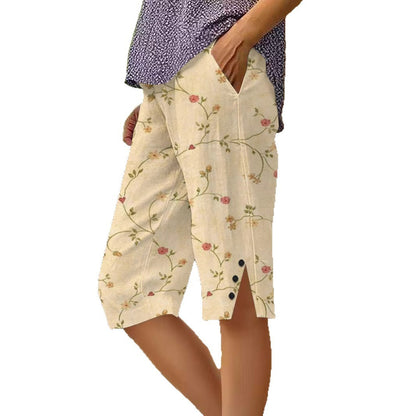 Trendy Personalized Floral Shorts