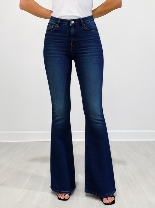 ChicFold Embroidered Denim Jeans