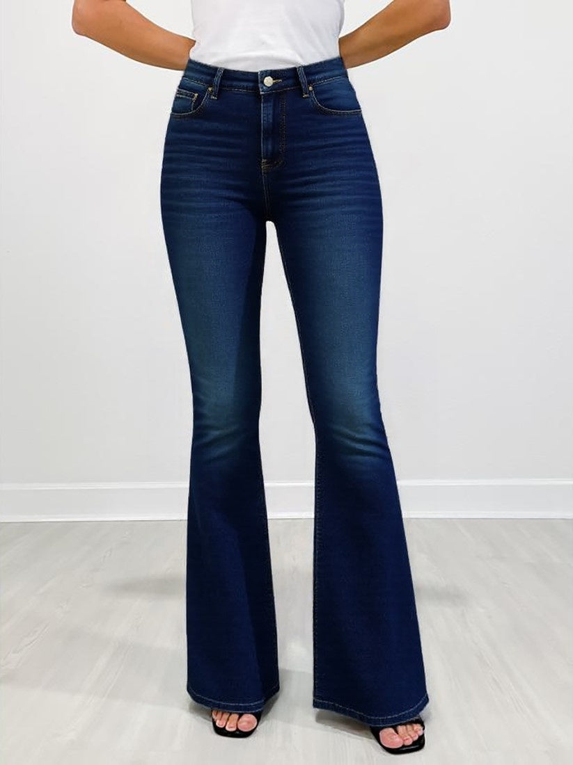 ChicFold Embroidered Denim Jeans